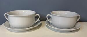 Williams Sonoma Soup Bowl and Plate - Set of 2
